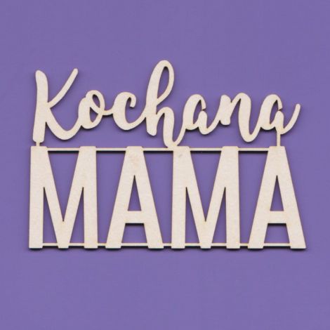 Tekturka Crafty Moly Napis G7 - Kochana mama